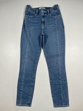 Abercrombie & Fitch Jeans Womens 28 6 Blue Skinny Ankle High Rise Curve Love